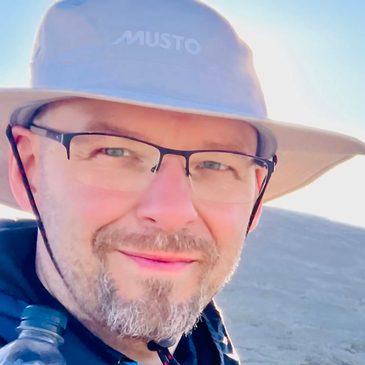 Teemu on a Lapland fell